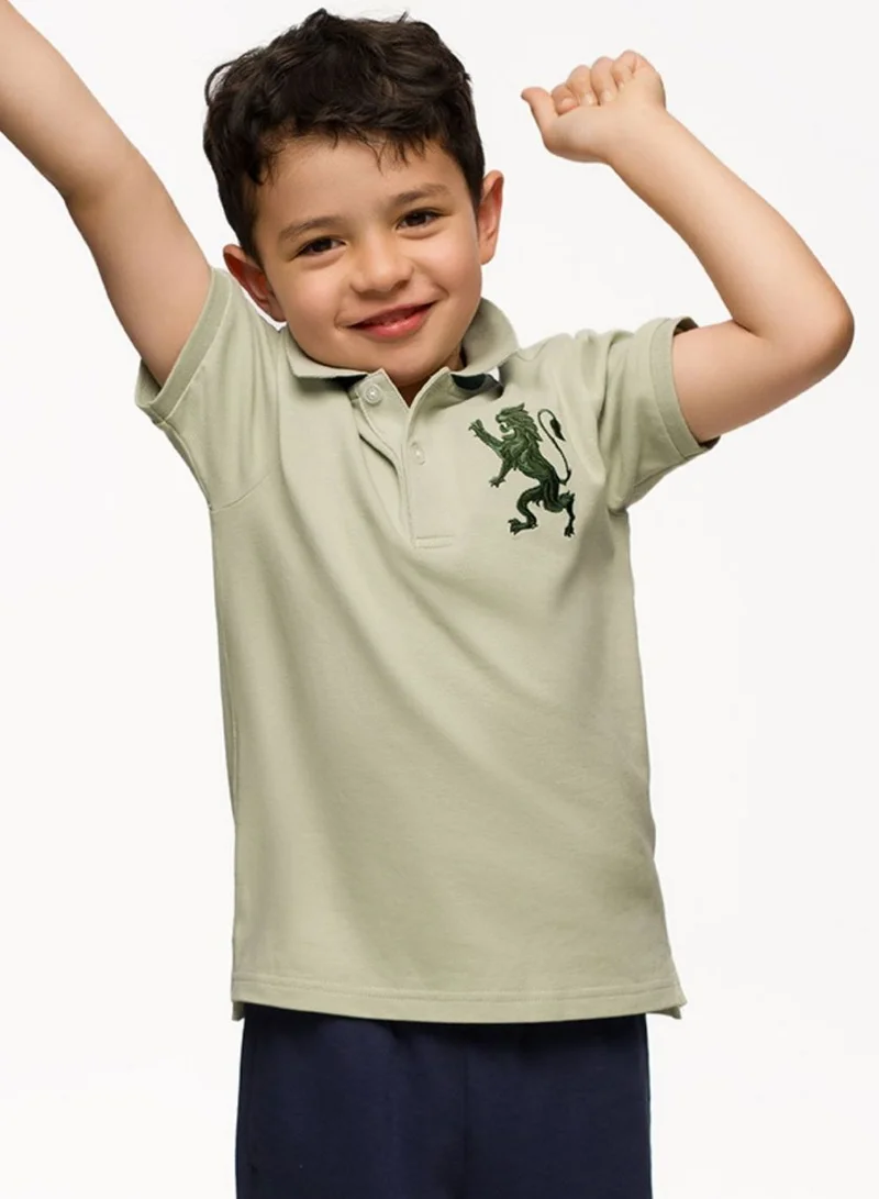 جيوردانو بولو أسد للأطفال بتطريز ثلاثي الأبعاد وراحة البيكيه وأناقة كلاسيكية